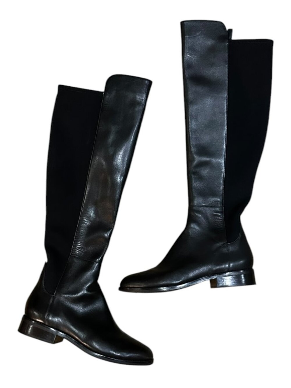 Cole Hann Isabelle Over The Knee Round Toe Zippered Boots